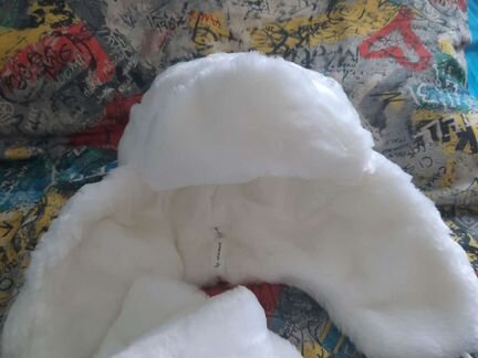 Комплект шапка и варежки