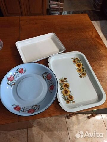 Поднос металлический СССР