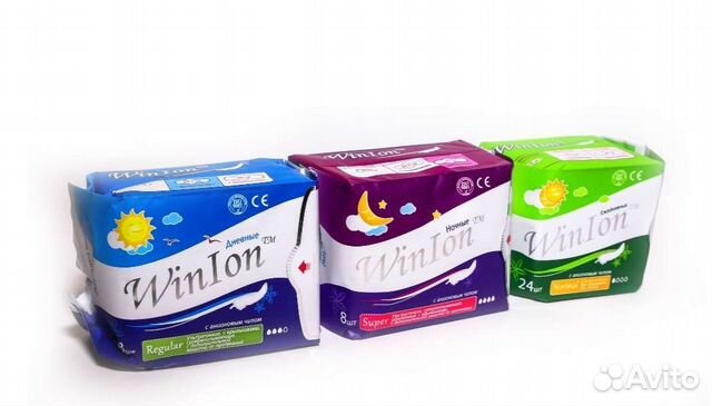 Женские прокладки Win Ion от Winalite