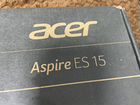 Ноутбук acer aspire es 15 объявление продам