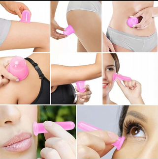 Набор банок для вакуумного массажа, 7 шт + мешочек