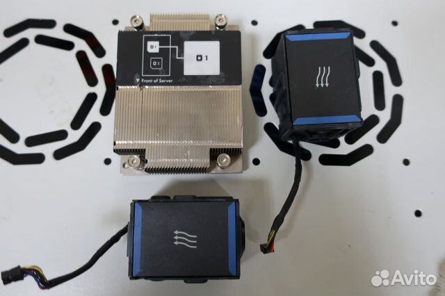 Комплект для второго CPU HP DL160 G8 радиатор №1