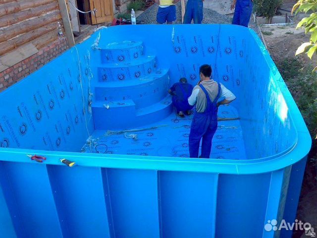 Пластиковый бассейн