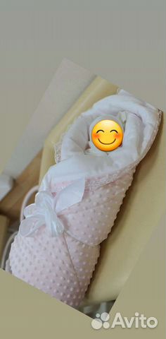 Конверт одеяло на выписку для девочки