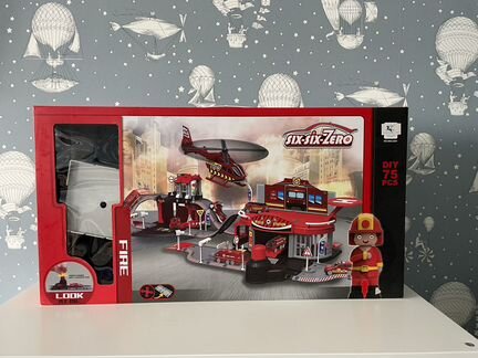 Пожарная станция, развивающие игрушки