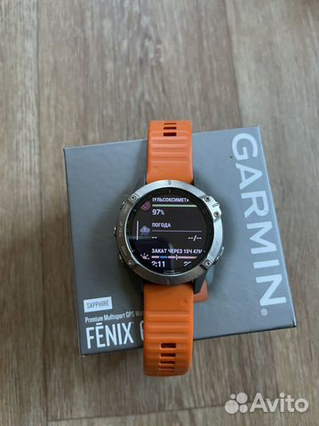 Garmin fenix 6 sapphire titanium