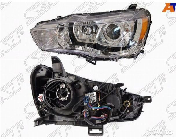 Фара левая Mitsubishi Outlander XL (CW) 2009-2012