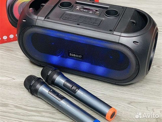 Bluetooth колонка ZQS4247 с беспроводными микро