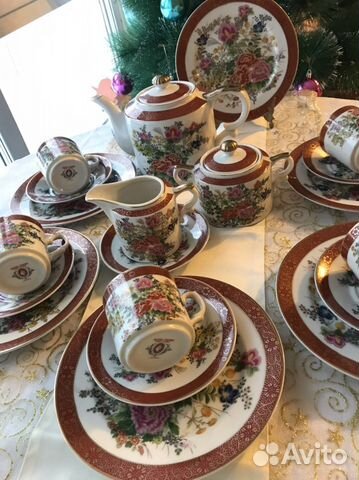 Старинный чайно-кофейный сервиз Япония