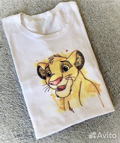 Новая Футболка король лев детская 86 размер