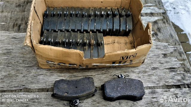 Колодки тормозные передние ваз-2108