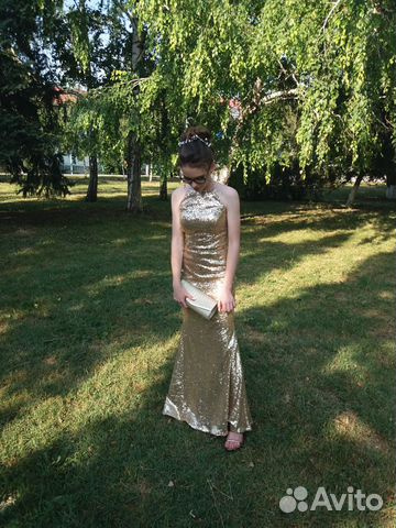 Платье на выпускной + туфли с сумкой в подарок