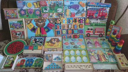 Развивающие деревянные игрушки