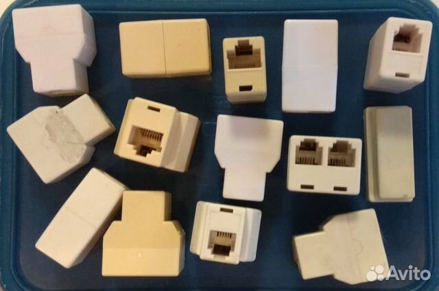 Разветвители и удлинители телефонного кабеля