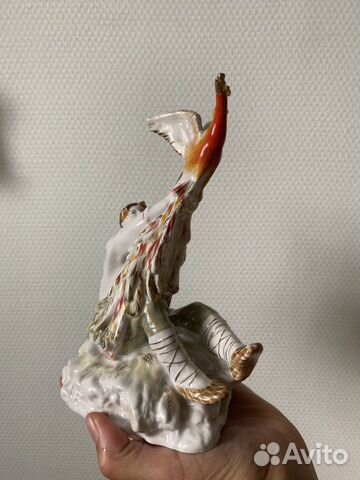 Статуэтка Жар Птица, фарфор лфз