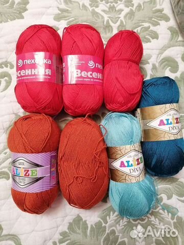 Пряжа alize пехорка 7 клубков 700 гр