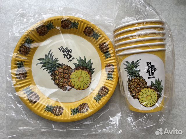 Одноразовая посуда на праздник. Набор на 6 чел