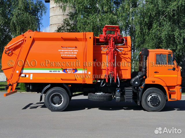 Мусоровоз мк-4555-06 на шасси камаз-53605-773950-4