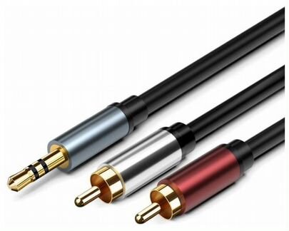 Кабель соединительный аудио 3.5mm jack - 2 RCA