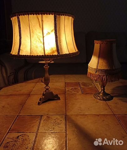 Антикварные лампы настольные