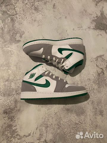 Jordan 1 Mid SE White/Pine Green (6.5y/39eu)