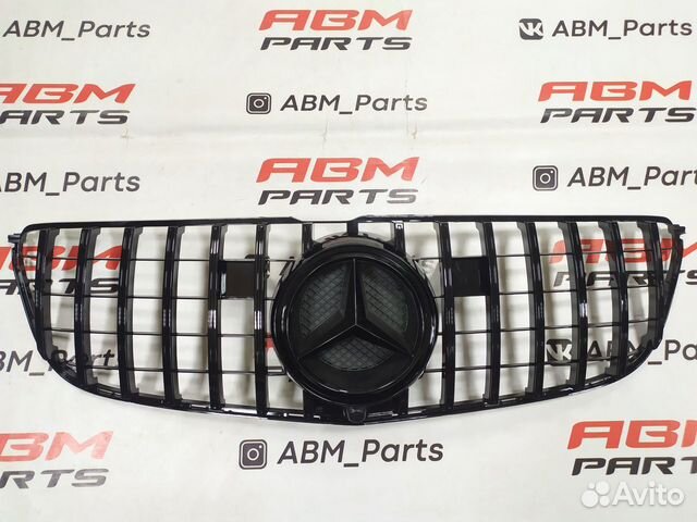 Решётка радиатора GLS X166 GT Чёрная