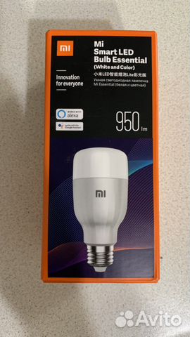 Умная лампочка xiaomi