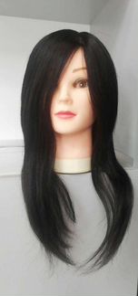 Голова манекен натуральные волосы