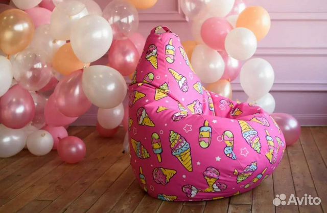 Кресло мешок Мороженка bean bag