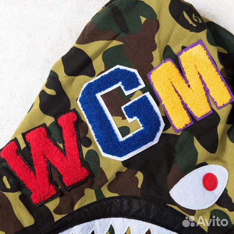 Худи bape shark