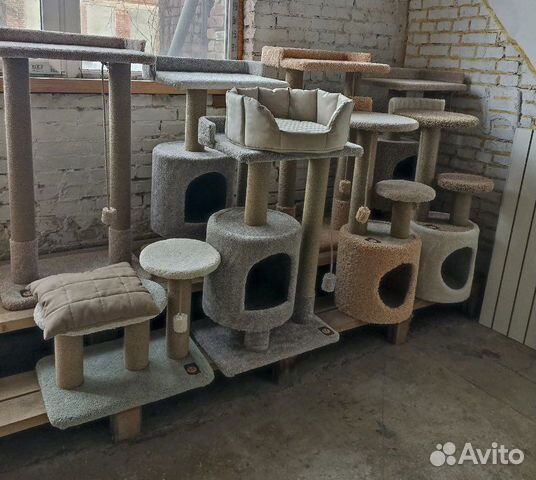 Когтеточка домик для кошки