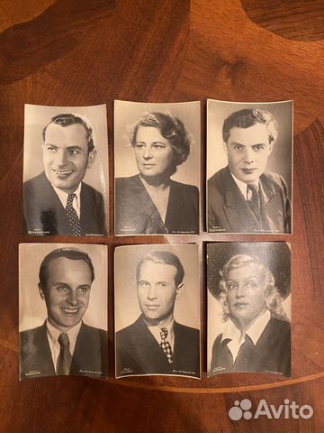 Открытки с актерами СССР