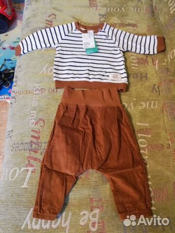 Костюмчик H&M для новорожденных новый