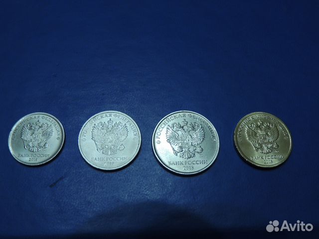 Набор монет 1,2,5, 10 р. (погодовка) 2016-2023 гг