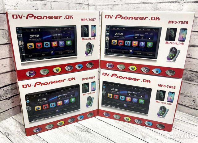 Магнитола 2 din pioneer. Ок