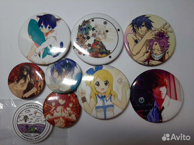 Значки с аниме