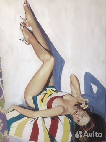 Картина гуашью