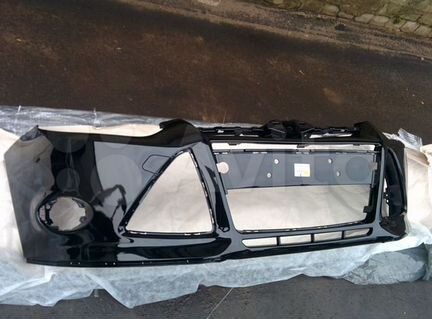 Передний бампер форд фокус 3 черный арт.954