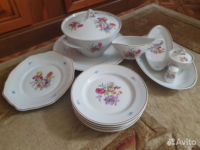 Столовый сервиз Дулево СССР винтаж