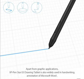 Графический планшет xp pen star 03 v2 pen tablet