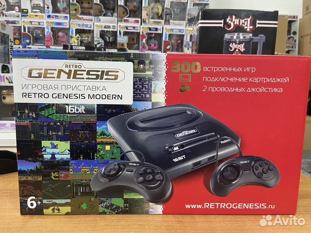 Приставка игровая sega genesis modern