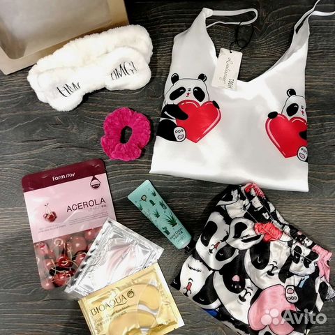 Подарочный бокс, подарочный набор женский, пижама