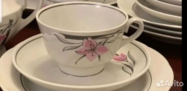 Чайные пары. Рижский сервиз. СССР