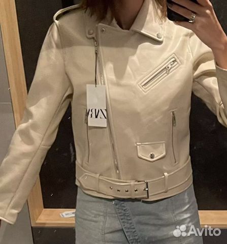Кожаная куртка косуха zara новая