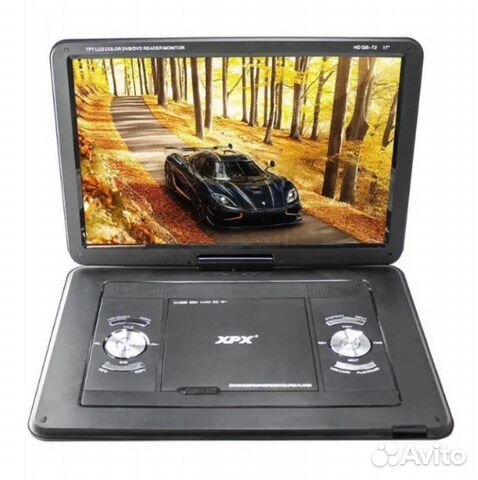 Портативный телевизор с DVD XPX EA-1767L DVB-T2 17