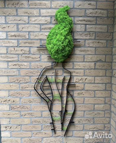 Декор из мха, панели из мха, озеленение