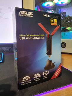 Wifi адаптер asus rog ac68