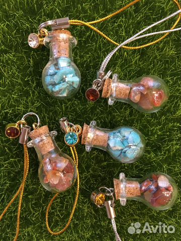 Бутылочка желаний. Брелок. Сувенир. Подарок