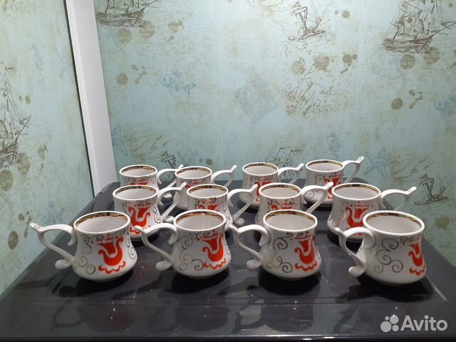 Сувенирные чашки ссср,ладья