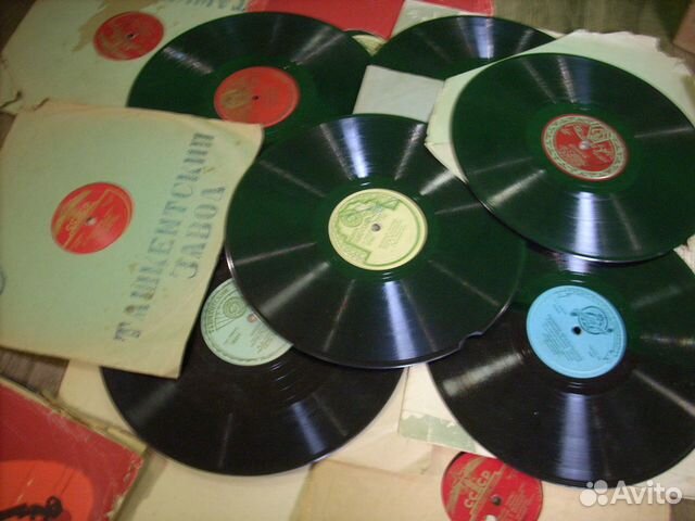 Грамофонные пластинки - Ранние Советские пластинки